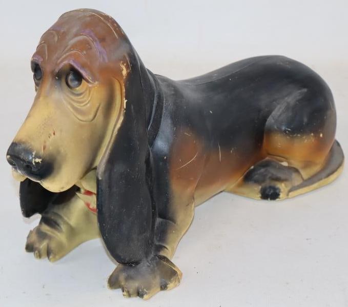 Flying A Tydol Basset Hound Advertising Bank: 13" x 6" x 7.5"