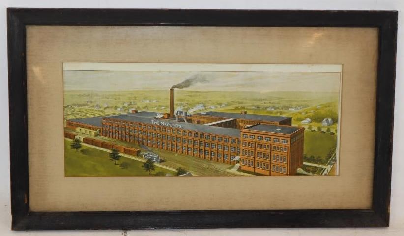 The Macy Company Factory Early Framed Artwork (1 of 2)
