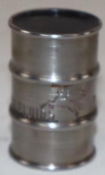 Socony Vacuum Cutting Fluid Advertising Barrel Paperweight: 1" x 1" x 1.5"
