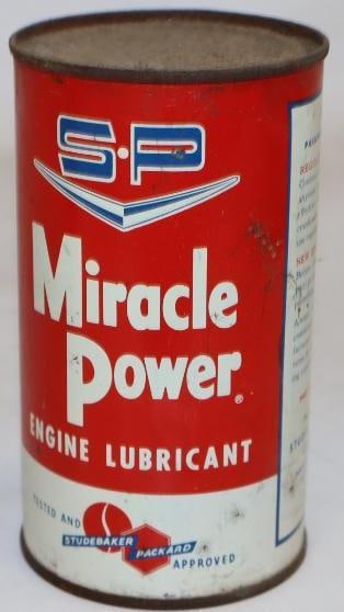 Studebaker Packard Miracle Power Engine Lubricant Can (1 of 2)