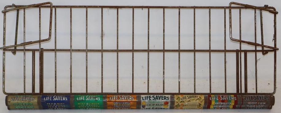 Tin Litho Lifesavers Advertising Candy Rack Display (1 of 4)