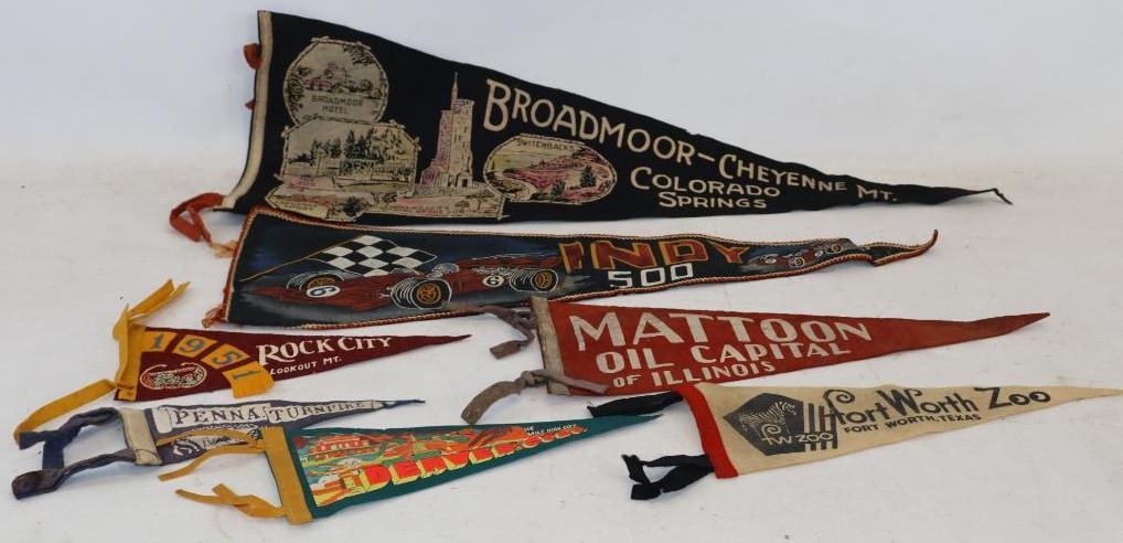 Group of 7 Denver, Colorado Springs, Fort Worth, Penna Turnpike, Mattoon, Indy 500, and Rock City (1 of 2)