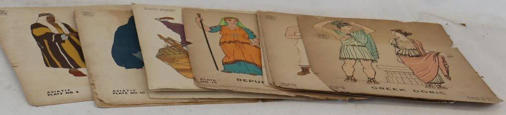 Group of 11 Museum Extension Project WPA District 15 Historic Cardboard Advertisements: 17.5" x 23" each