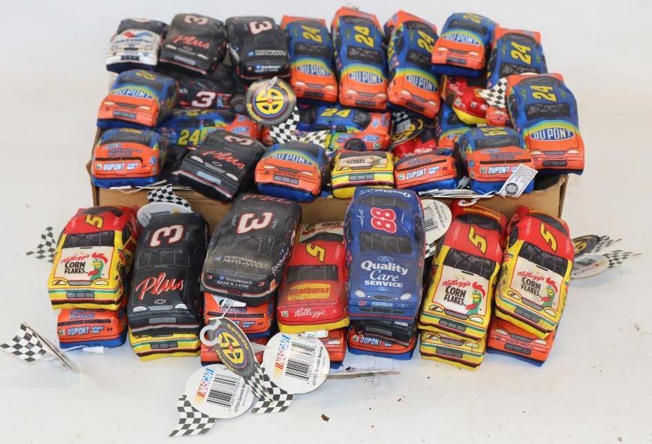 Group of 70 Nascar Shaped Bean Bags (1 of 3)