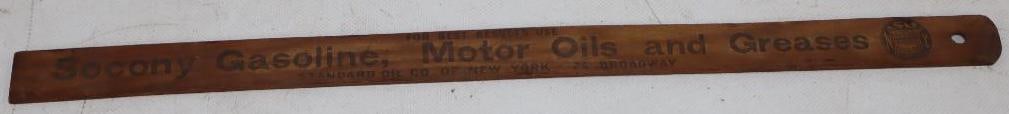 Socony Advertising Gasoline Measuring Stick for Fords (1 of 4)
