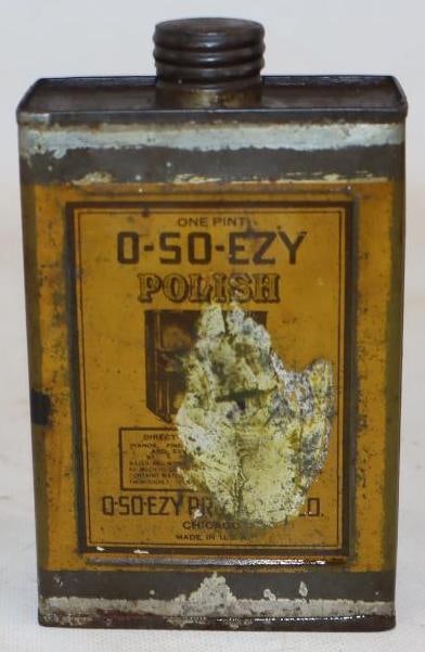 Graphic O-So-Ezy Polish Advertising Can: 1 Pint