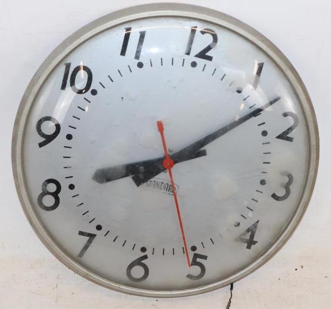 1959 Standard Glass Face Wall Clock (1 of 2)