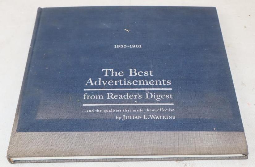1955-61 Readers Digest The Best Advertisements Book: 12.5" x 12.5" x 1"
