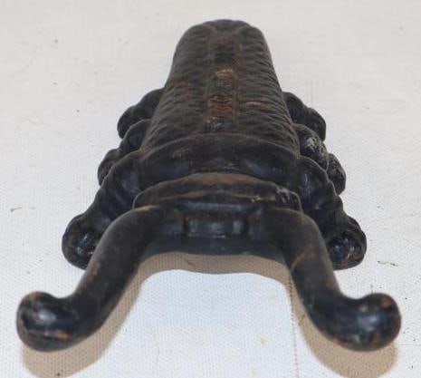 Cast Iron Insect Shaped Door Stop: 10.5" x 4" x 2"