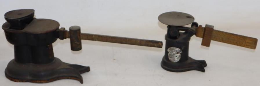 Group of 2 Brass Tabletop Scales (1 of 4)