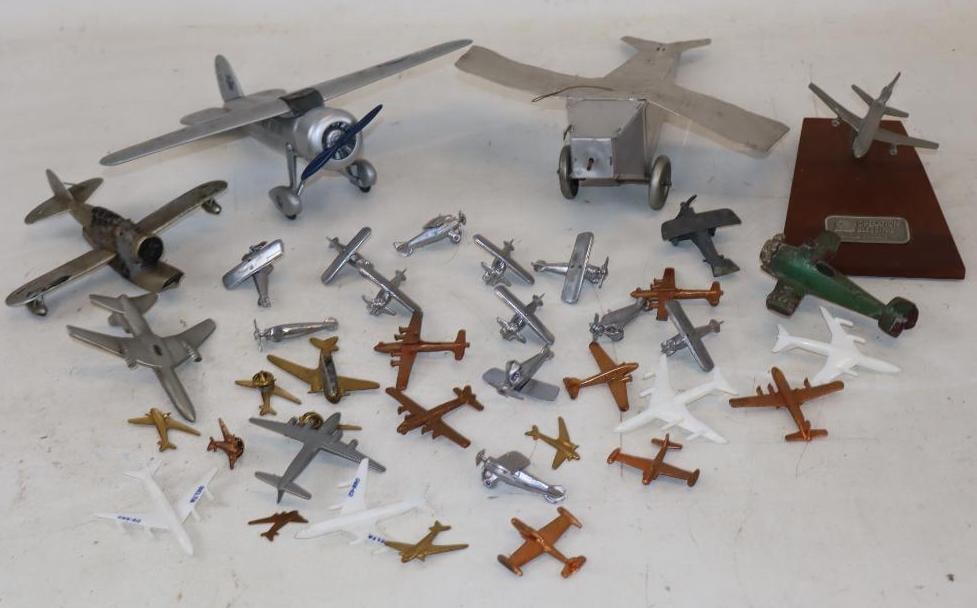 Group of 40 Airplane Toys, Models, Paperweight, & Plane Shaped Giveaways (1 of 7)