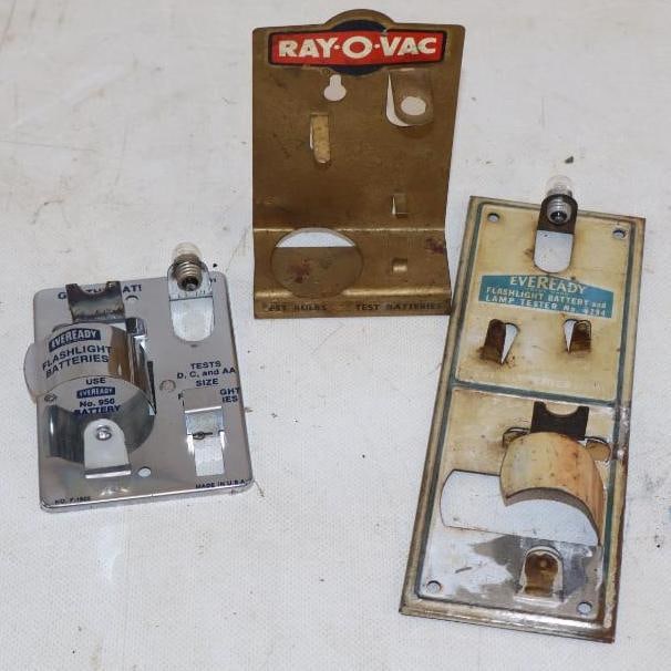 Group of 3 Ray-O-Vac & Eveready Battery Testers (1 of 4)