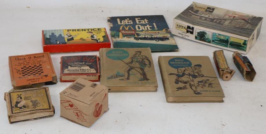 Group of 11 Children's Books, Games, & 16mm Films (1 of 6)