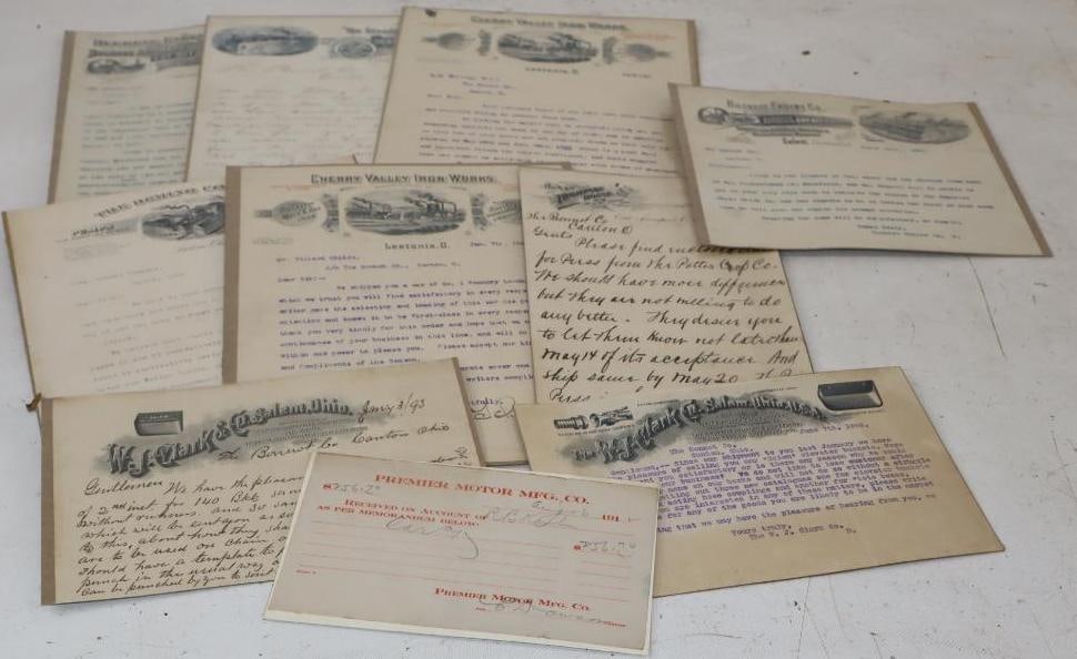 Group of 10 Buckeye Engine Company, Cherry Valley Ironworks, Standard Pottery, The Deming, & Premier (1 of 5)