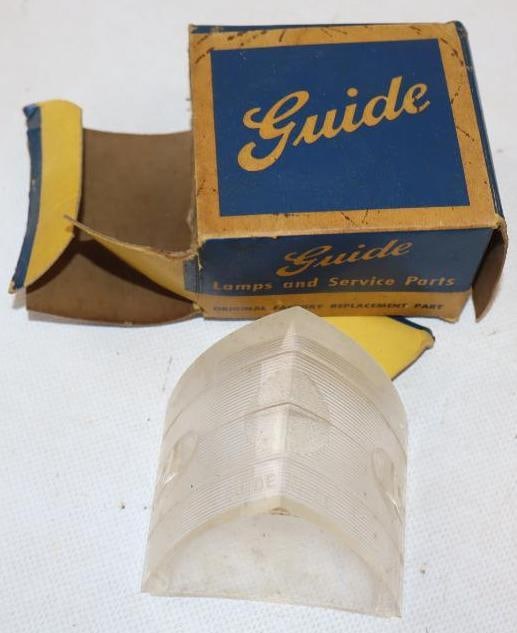 NOS Guide Automobile Lense in Original Box: 3" x 3" x 2"
