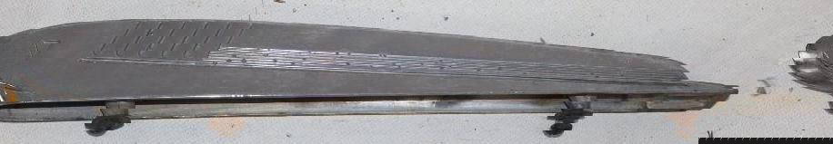 1946-1947 Hudson Super Six Hood Ornament: 13.5" x 2" x 1"