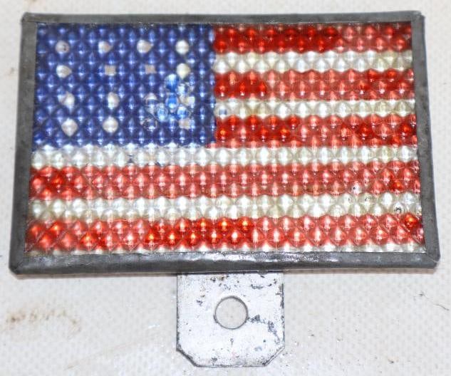 US Flag License Plate Topper (1 of 2)
