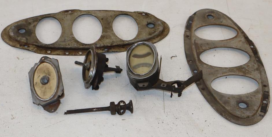 Early Automobile Instrument Panel with Gauges (1 of 2)