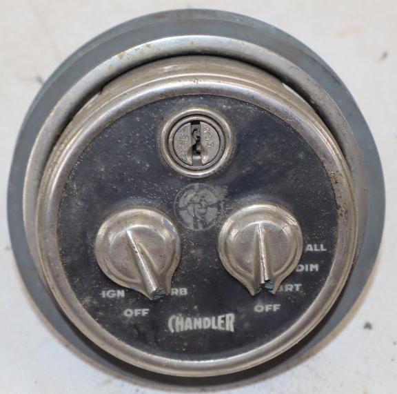 Chandler Motor Car Co Ignition Switch: 4" x 4" x 3", both switches are broken