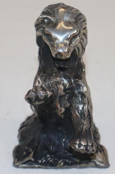 1924 Franklin Lion Radiator Mascot Hood Ornament (1 of 4)