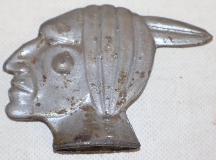 Indian Chief Bicycle Fender Ornament (1 of 2)