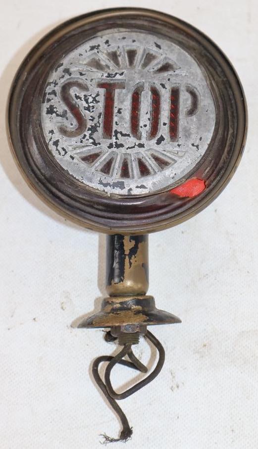 Early Automobile Die Cut Stop Taillight (1 of 3)