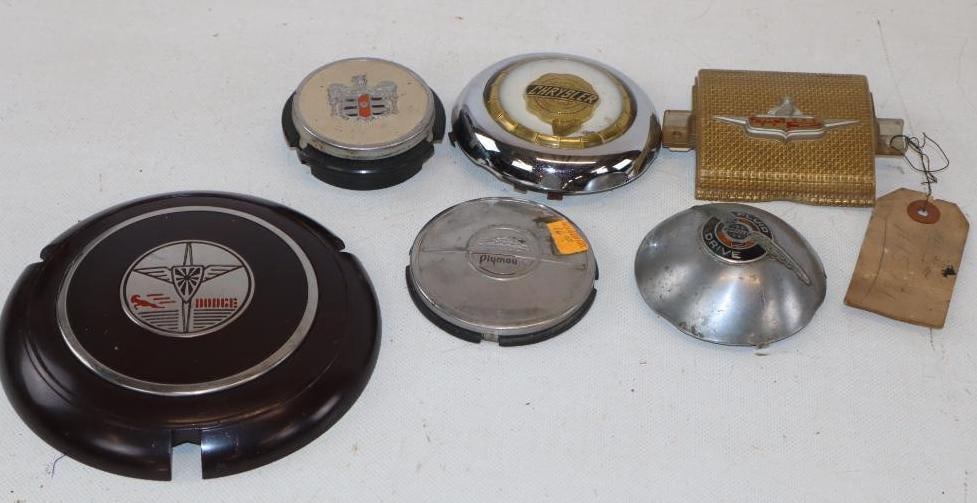 Group of 6 Chrysler, Plymouth, and Dodge Horn Buttons (1 of 5)