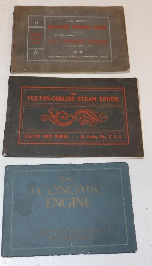 Group of 3 1910's Steam and Automatic Engine Brochures and Catalogs (1 of 7)