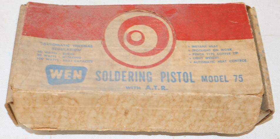 Wen Soldering Pistol in Original Box: 10.5" x 2" x 5"