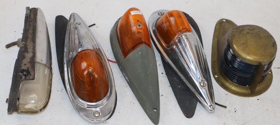 Group of 5 Marine Indicator Lights (1 of 2)