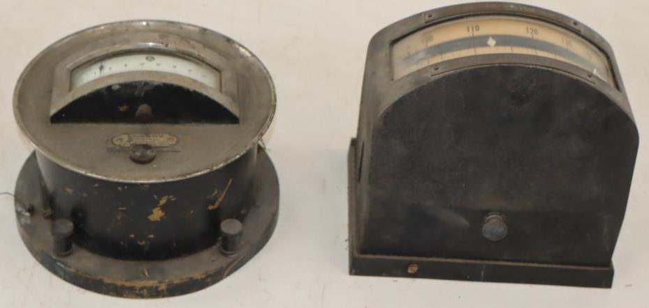 Group of 2 Bacharach and General Electric Volt Meters (1 of 5)