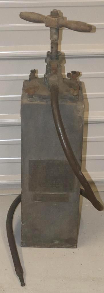 Early Stainless Steel Dayton Pump w/ Wooden Handle (1 of 4)