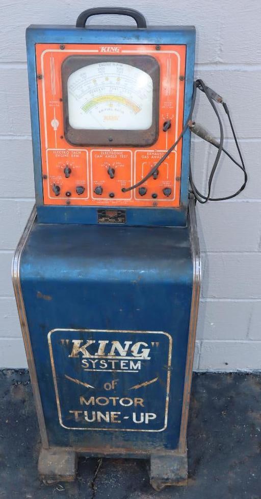 King System of Motor Tune Up Diagnostics Mechanic Wheeling Cart (1 of 7)