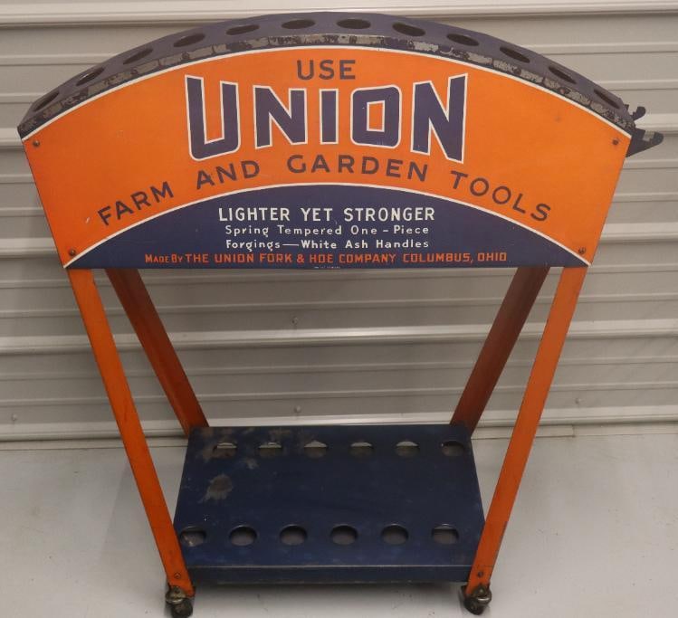 Union  Farm And Garden Tools Double Sided Display Rack (1 of 5)