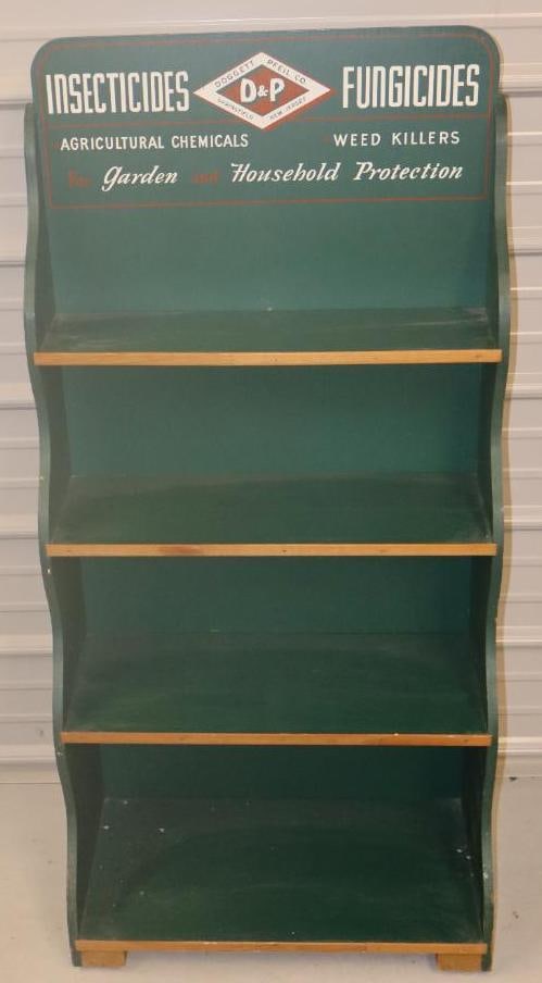 Doggett Pfeil  (D&P) Insecticides Fungicides Garden Products Wooden Display Rack (1 of 5)