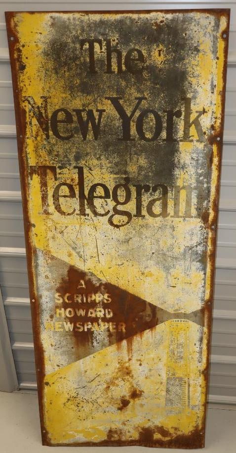 The New York Telegram Steel Lighthouse Advertising Sign (1 of 5)