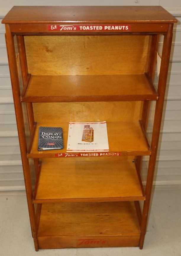 Eat Tom's Roasted Nuts Wooden Retail Display Rack (1 of 6)