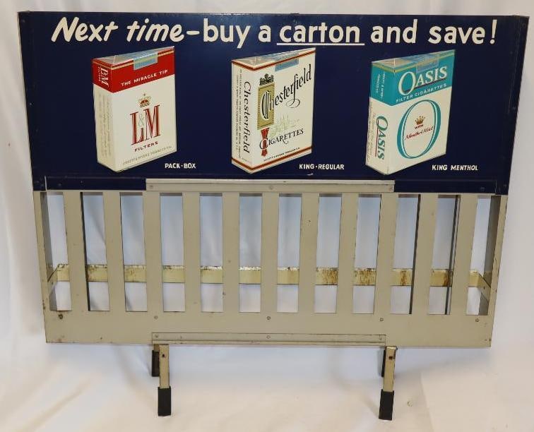 Chesterfield, L&M, & Oasis Cigarette Pack Retail Store Advertising Display (1 of 9)