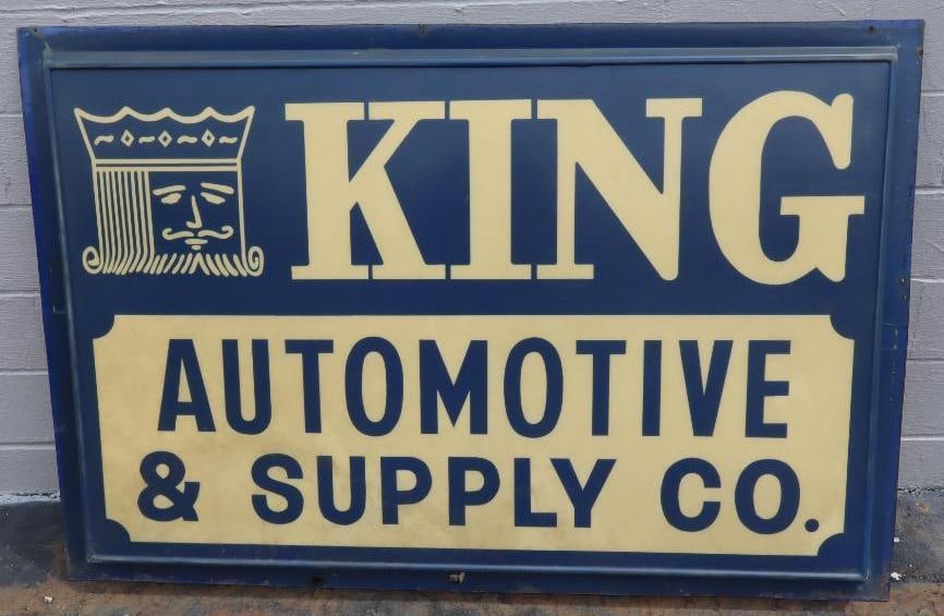 King Auto Supply Company Plastic Advertising Sign Lens (1 of 6)