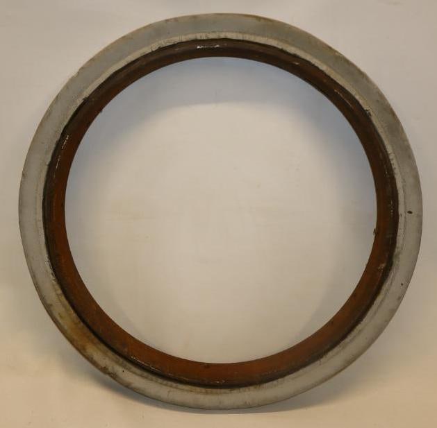 Early The Winehant Clincher Tire and Rubber Co Akron Ohio White Rubber Tire: 29" diameter