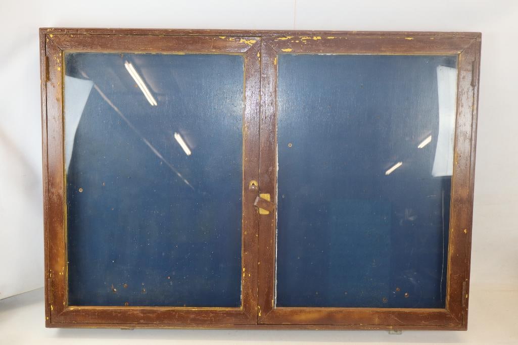 1970's  Goodyear Aircraft  Corp. Wooden Display Case (1 of 4)