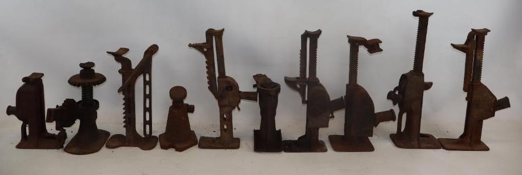Group of 10 Early Automobile Car Jacks (1 of 7)