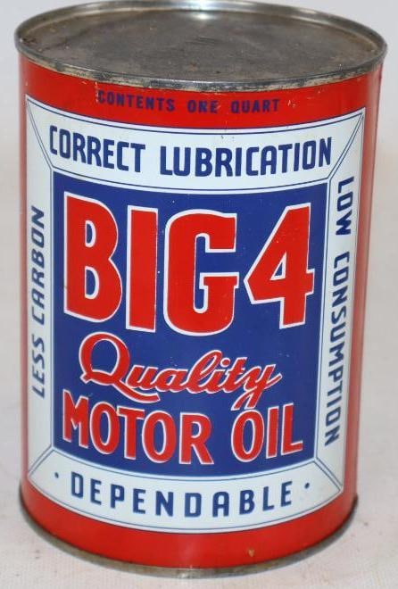 Big 4 Metal One Quart Oil Can (1 of 2)