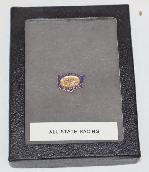 All-star Racing Stock Car Club Cloisonne Pinback Badge (1 of 4)