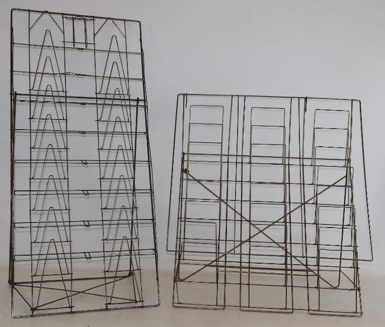 Group of 2 Unbranded Gas Station Map Racks (1 of 6)