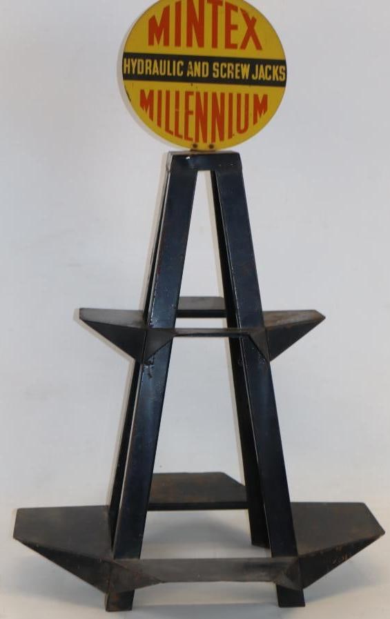 Mintex Millenium Hydraulics & Screwjacks 4 Sided Retail Display Rack (1 of 5)