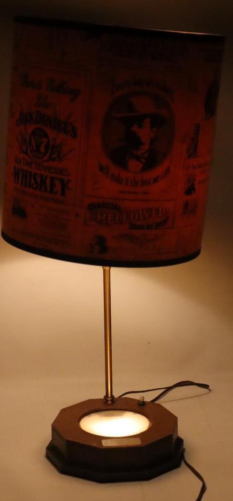 Jack Daniels Old #7 Whiskey Advertising Desk Lamp (1 of 4)