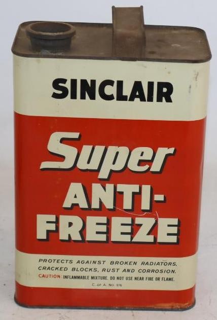 Sinclair Super Antifreeze One Gallon Oil can (1 of 2)