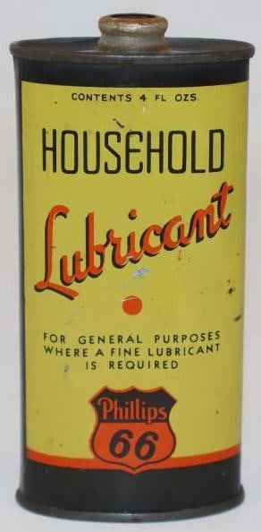 Phillips 66 4 oz Lead top Handy Oiler Can (1 of 2)