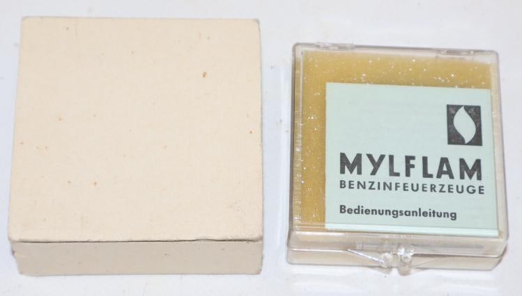 Mercedes Benz Refillable Lighter in Original Box: 2.25" x 2" x .25"